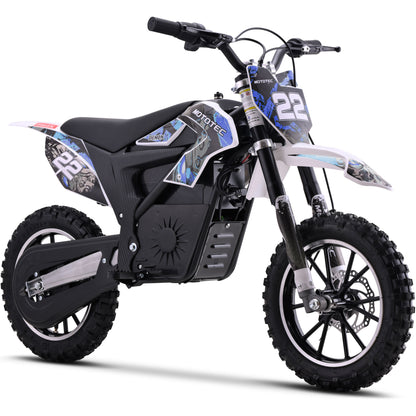 Color: Blue - MotoTec 36v 790w Demon Electric Dirt Bike Lithium