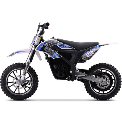 Color: Blue - MotoTec 36v 790w Demon Electric Dirt Bike Lithium