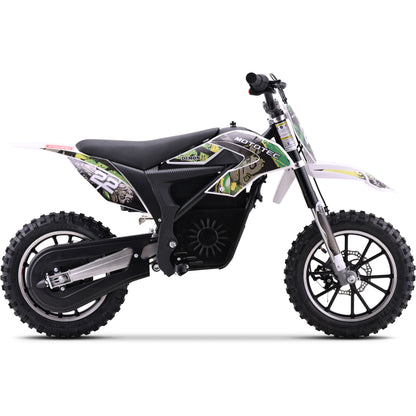 Color: Green - MotoTec 36v 790w Demon Electric Dirt Bike Lithium