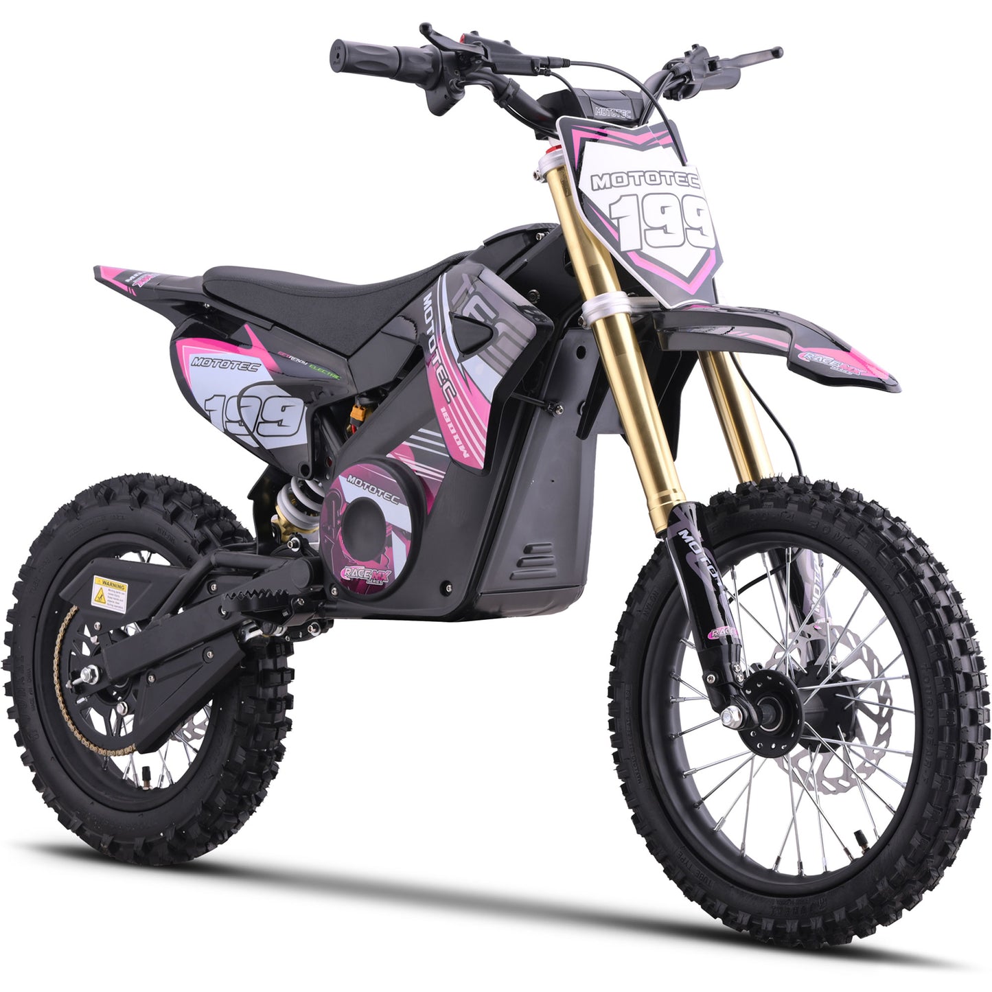 Color: Pink - MotoTec 48v 1800w Pro