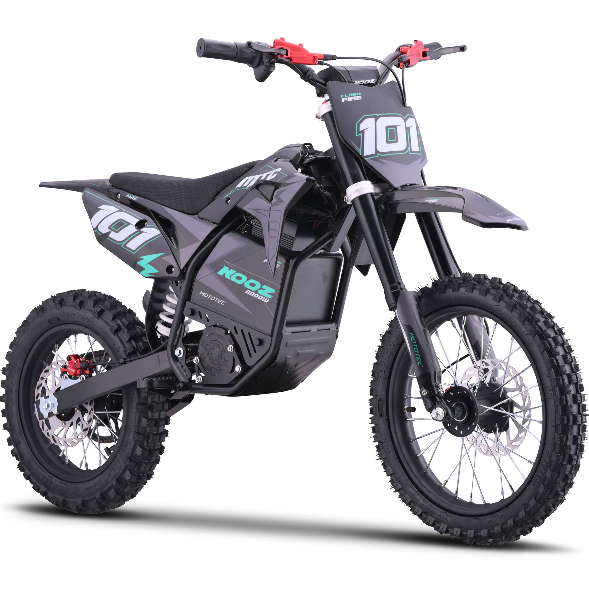 Color: Blue - MotoTec 60v 2000w Pro Electric Dirt Bike Lithium Red (HP115E)