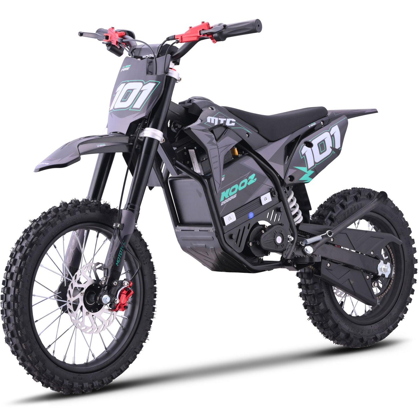 Color: Blue - MotoTec 60v 2000w Pro Electric Dirt Bike Lithium Red (HP115E)