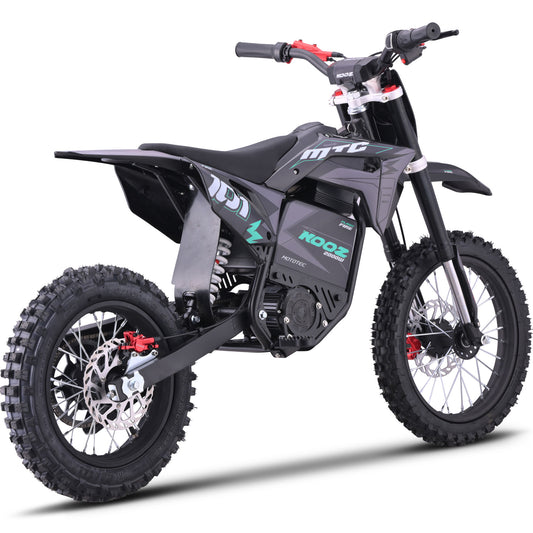 Color: Blue - MotoTec 60v 2000w Pro Electric Dirt Bike Lithium Red (HP115E)