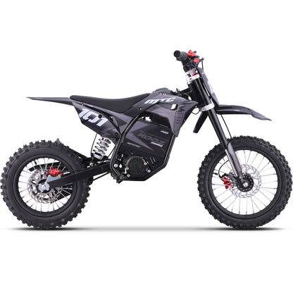 Color: Gray - MotoTec 60v 2000w Pro Electric Dirt Bike Lithium Red (HP115E)