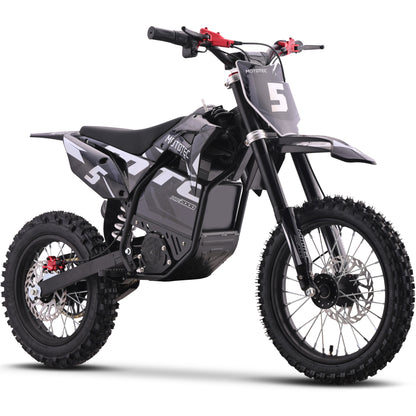Color: Gray - MotoTec 60v 2000w Pro Electric Dirt Bike Lithium
