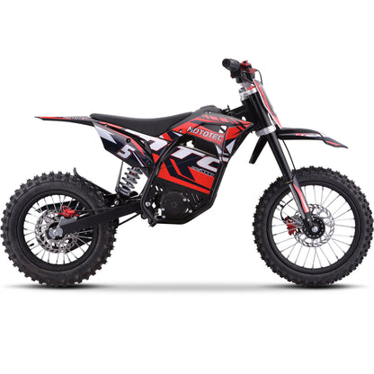 Color: Red - MotoTec 60v 2000w Pro Electric Dirt Bike Lithium