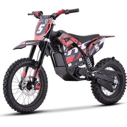 Color: Red - MotoTec 60v 2000w Pro Electric Dirt Bike Lithium