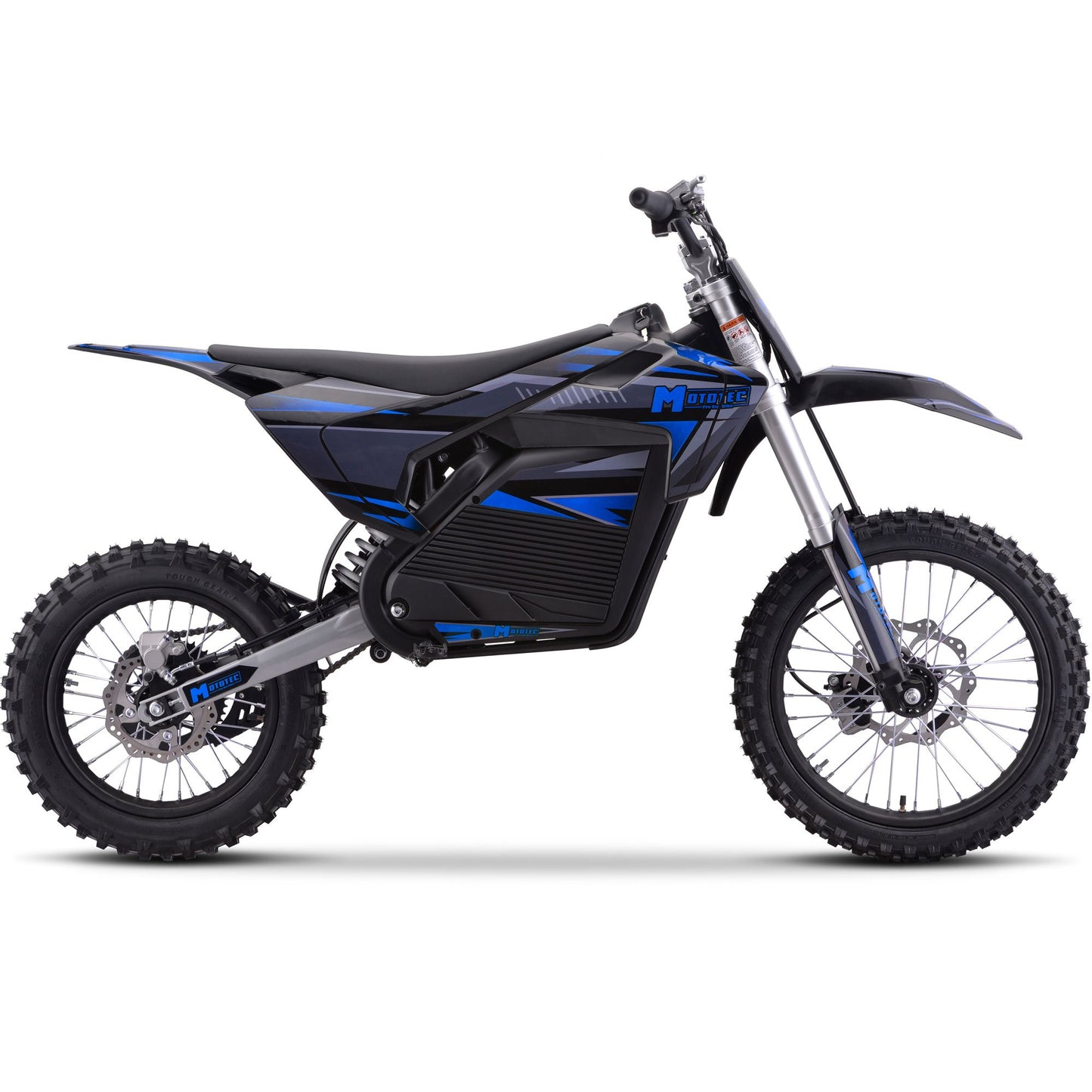 MotoTec 72v Pro Electric Dirt Bike 5000w Lithium Blue