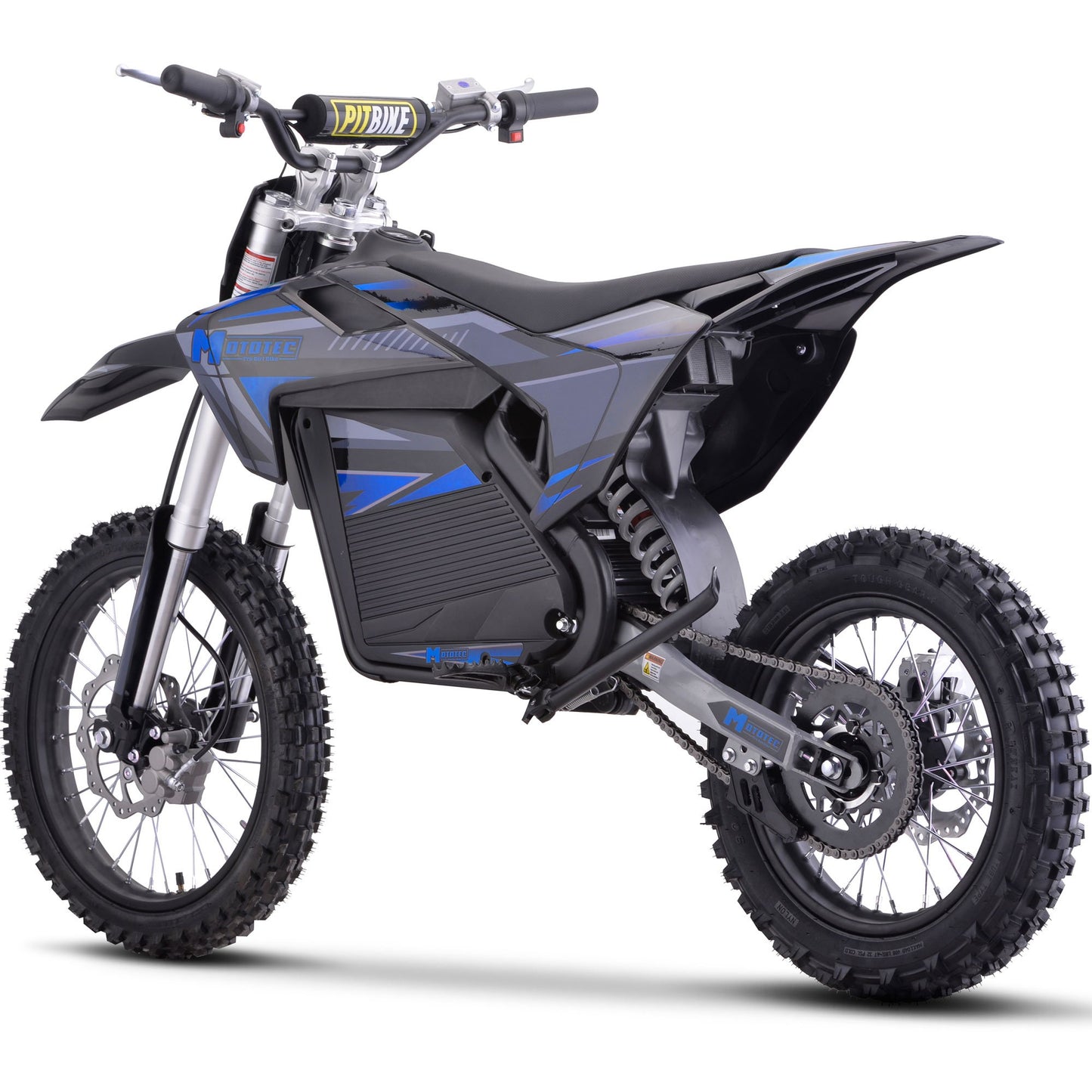 MotoTec 72v Pro Electric Dirt Bike 5000w Lithium Blue