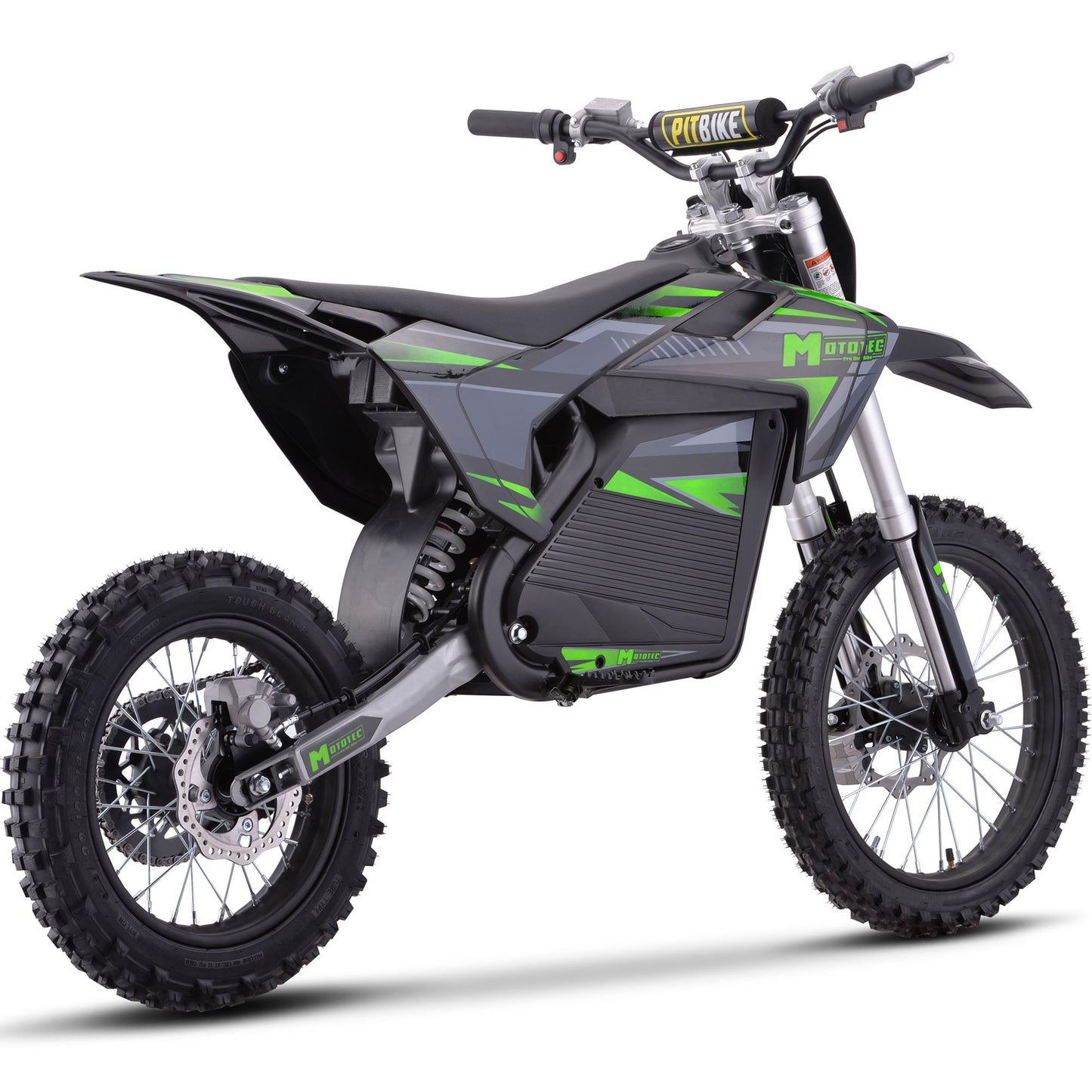 MotoTec 72v Pro Electric Dirt Bike 5000w Lithium Green