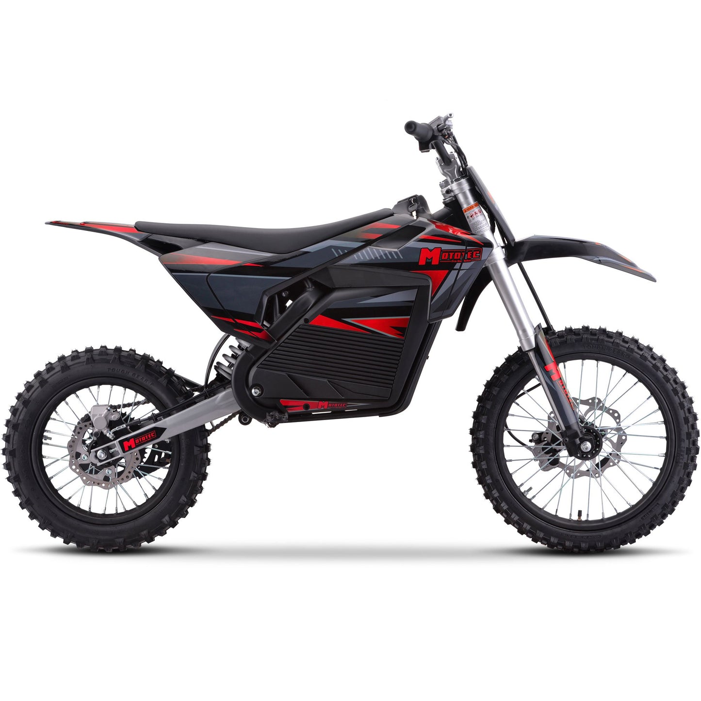 MotoTec 72v Pro Electric Dirt Bike 5000w Lithium Red