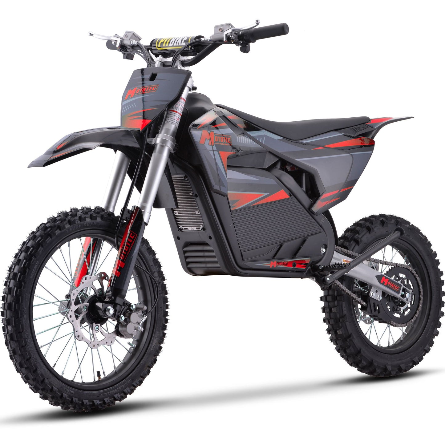 MotoTec 72v Pro Electric Dirt Bike 5000w Lithium Red