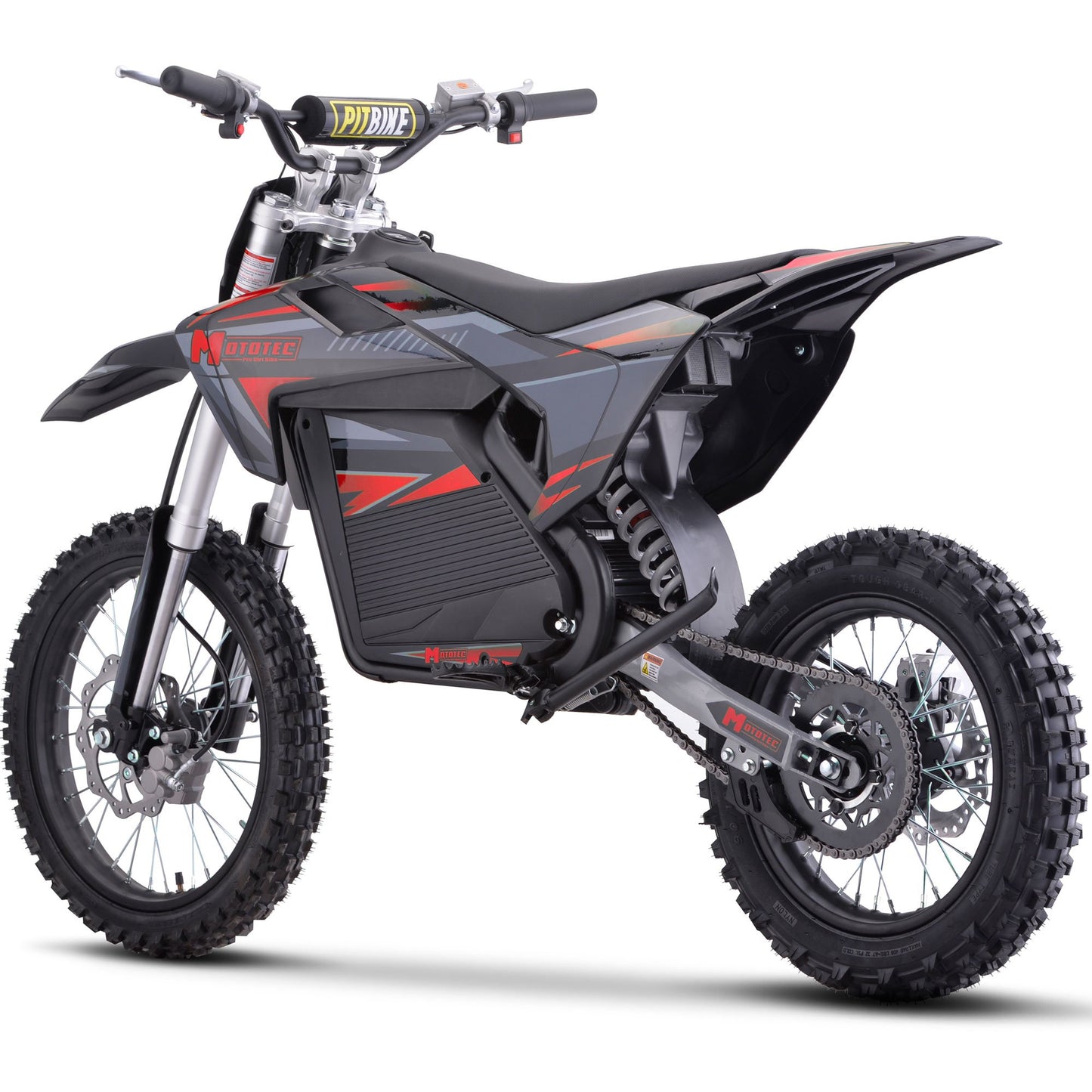 MotoTec 72v Pro Electric Dirt Bike 5000w Lithium Red