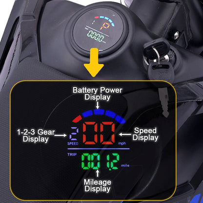 MotoTec 72V Pro Electric Dirt Bike 5000W Lithium