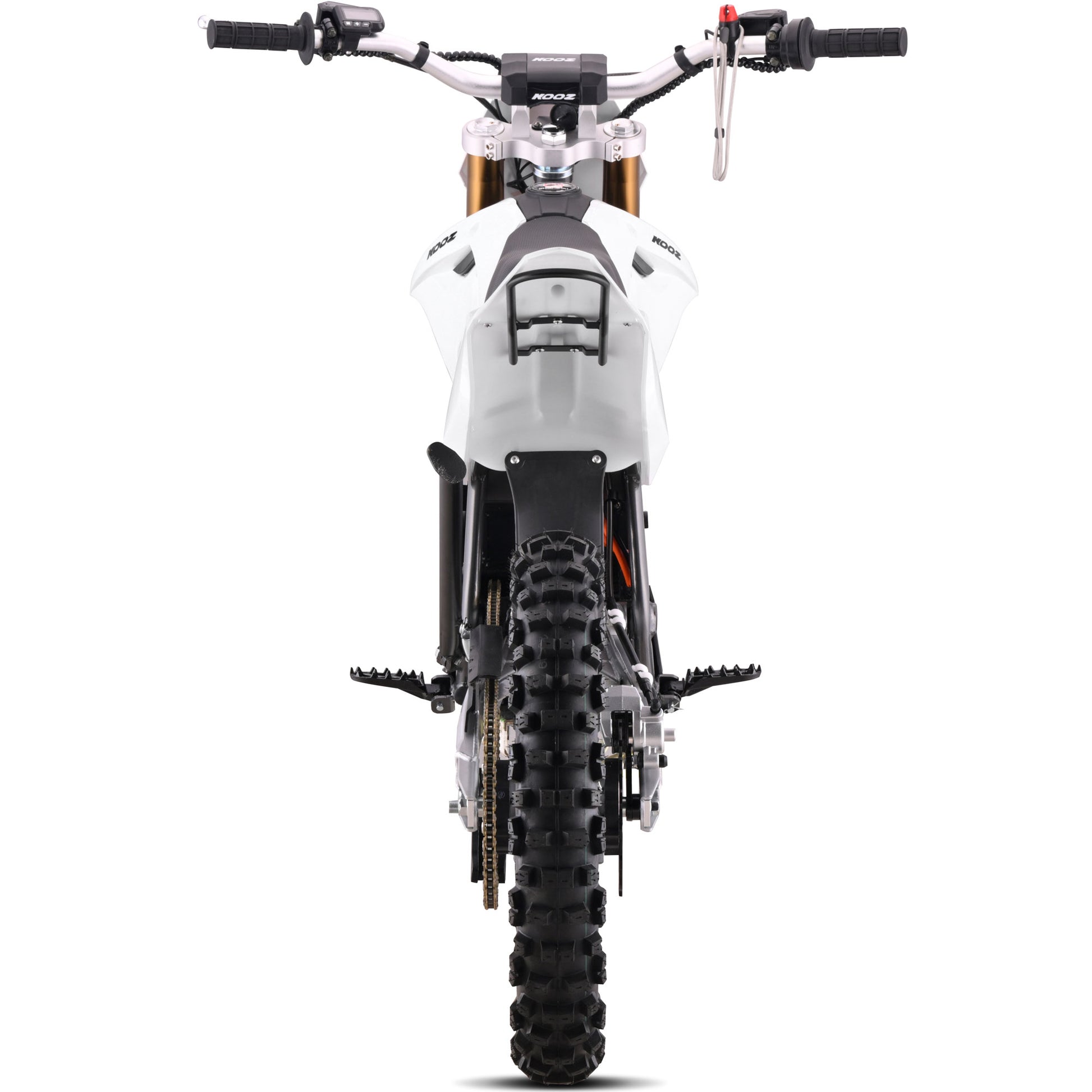 Color: White - MotoTec 72v 8000w Pro Electric Dirt Bike 19/16 Lithium