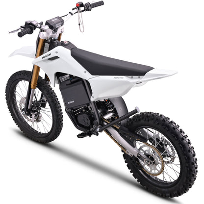 Color: White - MotoTec 72v 8000w Pro Electric Dirt Bike 19/16 Lithium