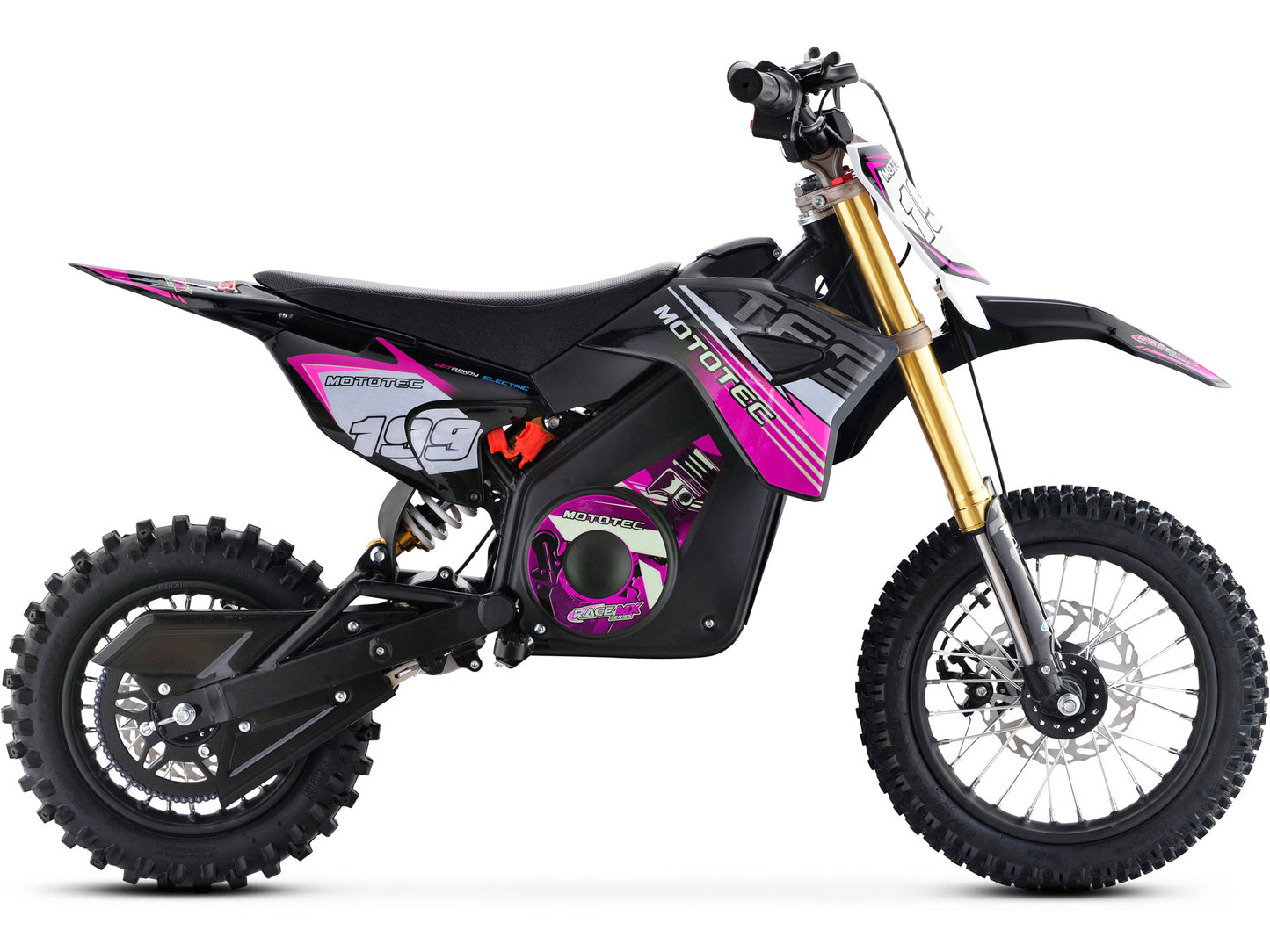 MotoTec Pro 36V/10Ah 1000W Lithium Electric Dirt Bike Pink