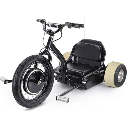 Color - Black - MotoTec Drifter 48V 500W Electric Trike