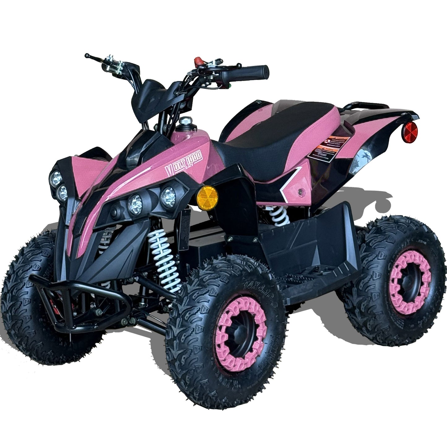 Color: Pink - MotoTec E-Bully 36v 1000w ATV