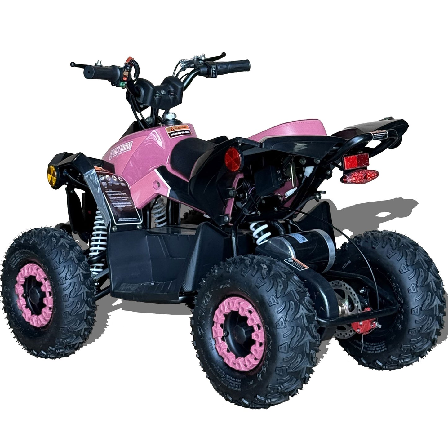Color: Pink - MotoTec E-Bully 36v 1000w ATV