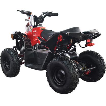 Color: Red - MotoTec E-Bully 36v 1000w ATV