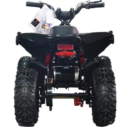 Color: Red - MotoTec E-Bully 36v 1000w ATV