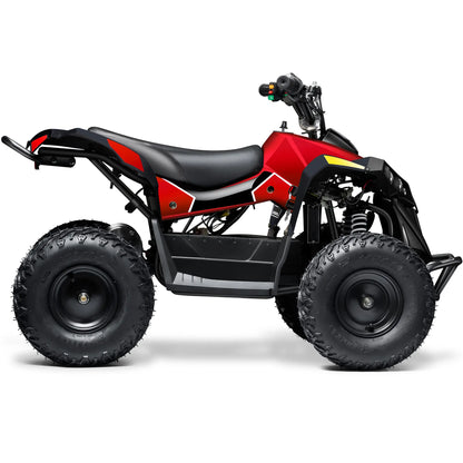 Color: Red - MotoTec E-Bully 36v 1000w ATV