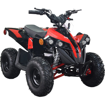 Color: Red - MotoTec E-Bully 36v 1000w ATV