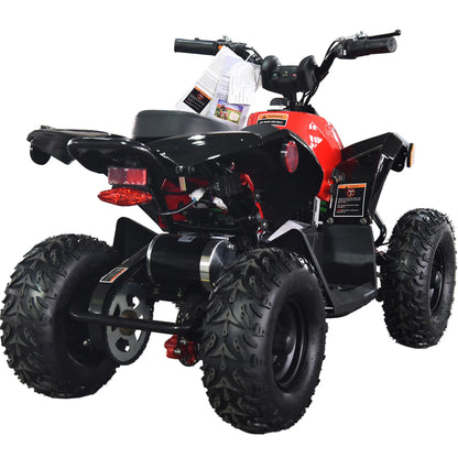 Color: Red - MotoTec E-Bully 36v 1000w ATV