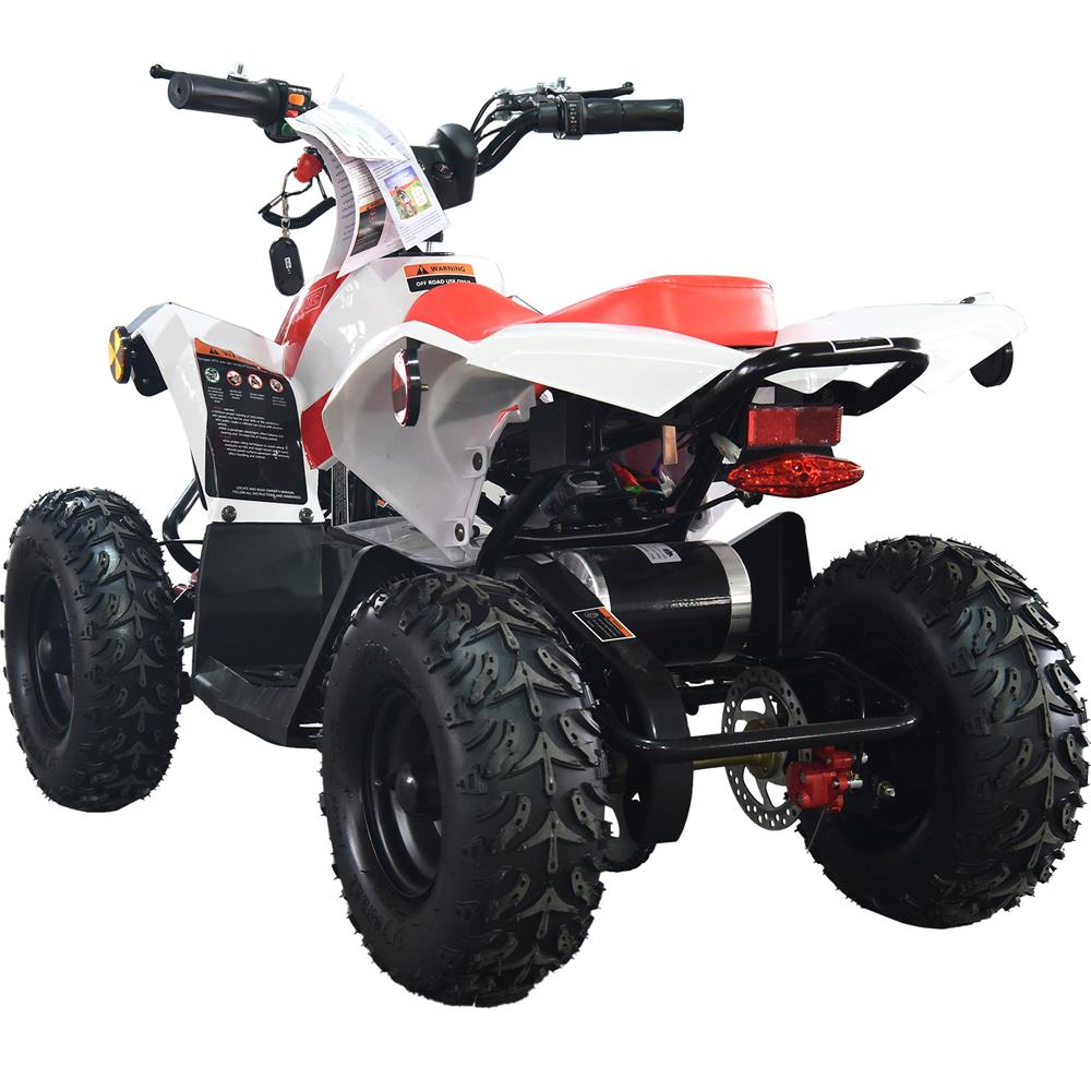 MotoTec E-Bully 36v 1000w ATV White