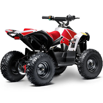 Color: White - MotoTec E-Bully 36v 1000w ATV