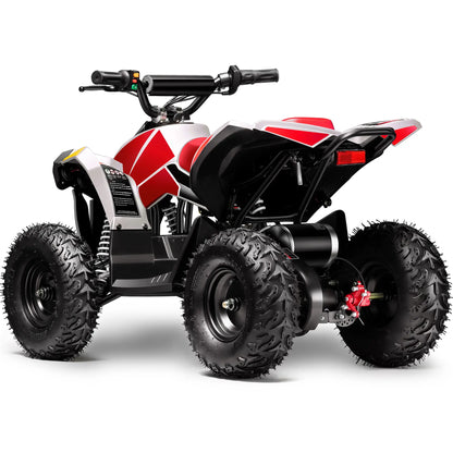 Color: White - MotoTec E-Bully 36v 1000w ATV