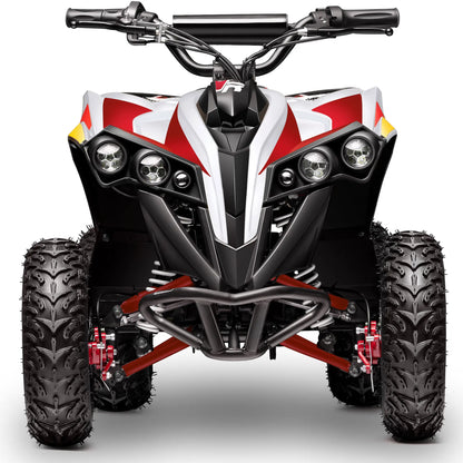 Color: White - MotoTec E-Bully 36v 1000w ATV