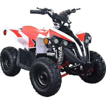 Color: White - MotoTec E-Bully 36v 1000w ATV
