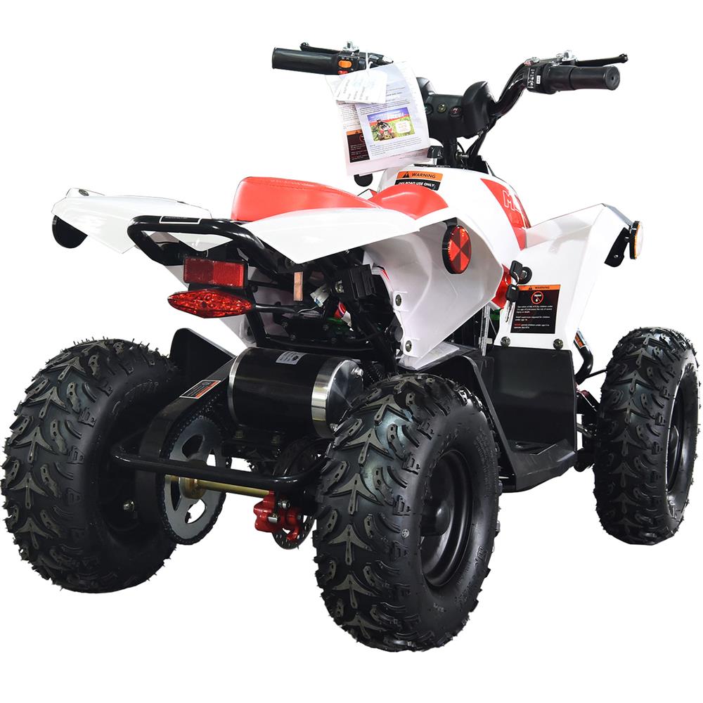 MotoTec E-Bully 36v 1000w ATV White