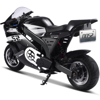 Color - Black - MotoTec 1000W 48V Electric Superbike