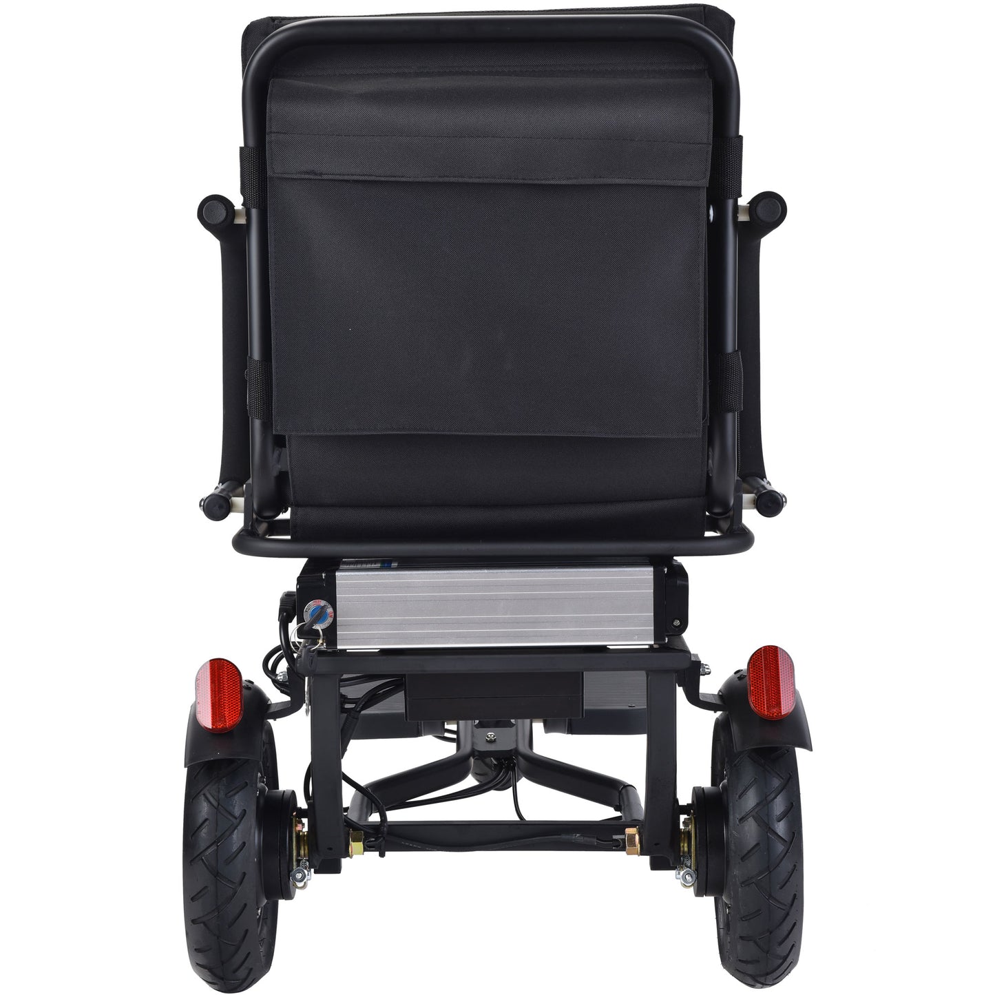 MotoTec Folding Mobility Electric Trike 48v 700w Dual Motor Lithium Black