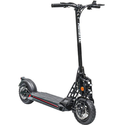Color: Black - MotoTec Free Ride 48v 600w Lithium Electric Scooter