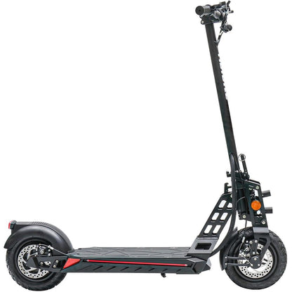 Color: Black - MotoTec Free Ride 48v 600w Lithium Electric Scooter