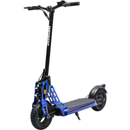 Color: Blue - MotoTec Free Ride 48v 600w Lithium Electric Scooter