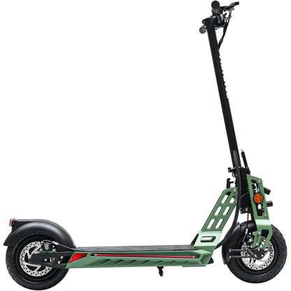 Color: Green - MotoTec Free Ride 48v 600w Lithium Electric Scooter