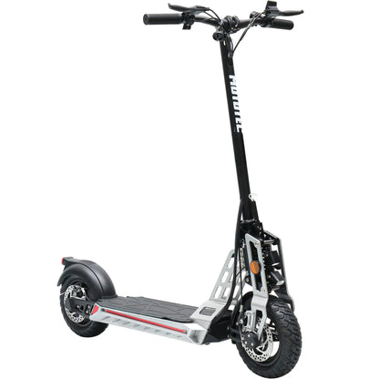 Color: Silver - MotoTec Free Ride 48v 600w Lithium Electric Scooter