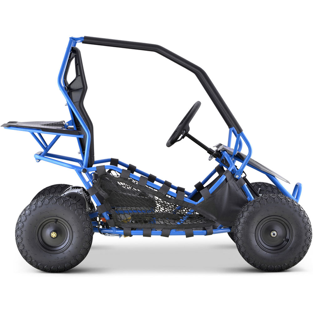 MotoTec Maverick Go Kart 36v 1000w Blue