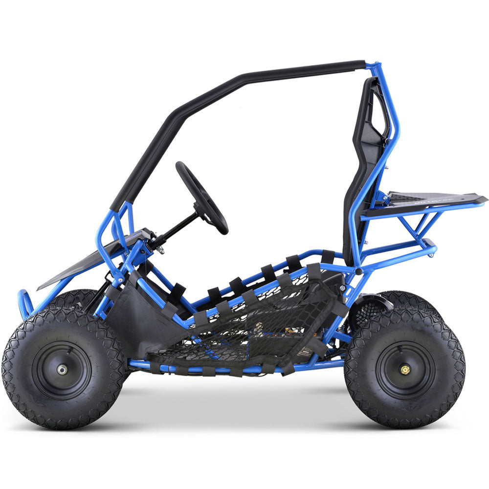 MotoTec Maverick Go Kart 36v 1000w Blue