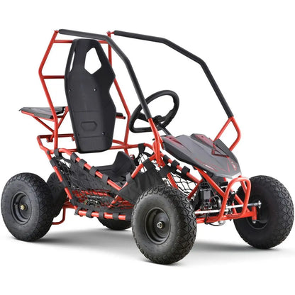 Color: Red - MotoTec Maverick Go Kart 36v 1000w