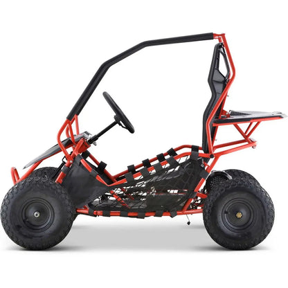 Color: Red - MotoTec Maverick Go Kart 36v 1000w