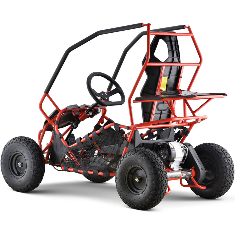 MotoTec Maverick Go Kart 36v 1000w Red