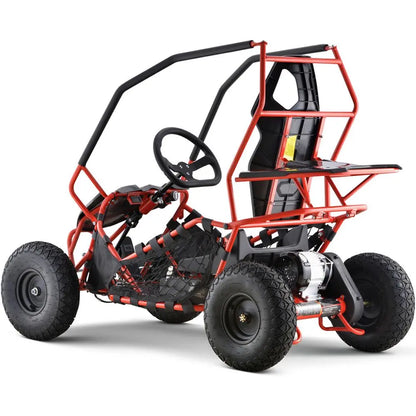 Color: Red - MotoTec Maverick Go Kart 36v 1000w