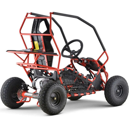 Color: Red - MotoTec Maverick Go Kart 36v 1000w