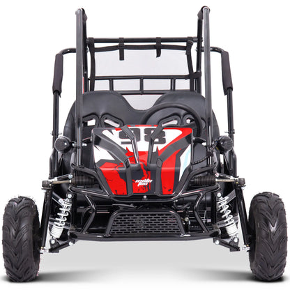 Color: Red - MotoTec Mud XL 60v 2000w Electric Go Kart Full Suspension
